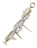 Sam Edelman Pearl and Chain Bracelet - White
