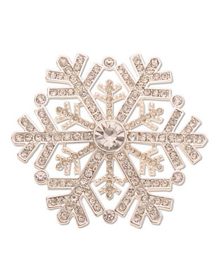 Jones New York Boxed Snowflake Pin - Silver