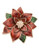 Jones New York Boxed Poinsettia Pin - Red