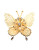 Jones New York Pin Boxed Cry Butterfly - GOLD/CRYSTAL
