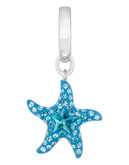 Swarovski Blue Sea Star Charm - Blue