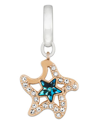 Swarovski Sea Star Charm - Silver