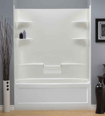 Belaire 1-piece Acrylic Dome Less Tub And Shower-Left Hand