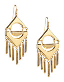 Trina Turk Tassel Chandelier Earrings - Gold