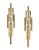 Vince Camuto Linear Chandelier Goldtone Earrings - Gold