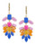 Carolee Rio Radiance Chandelier Pierced Earrings - Multi Coloured