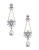 R.J. Graziano Crystal Chandelier Earrings - BRASS