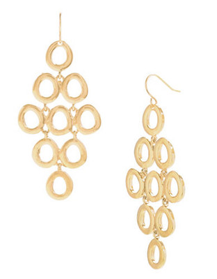 Kenneth Cole New York Gold Circle Chandelier Earring - Gold