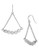 Kenneth Cole New York Silver Geometric Bead Chandelier Earring - Silver