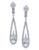 Carolee The Diana Long Linear Clip On Earrings - Silver