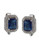 Carolee Simply Blue Clip Button - Blue