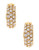 Lauren Ralph Lauren Clip-On Pave Hoop Earrings - gold