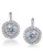 Carolee The Erin Round Button Clip On Earrings - Silver