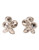 Jones New York Multi stone cluster clip earring - Grey