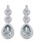 Swarovski Adore Pierced Earrings - Silver