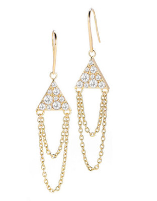Elizabeth And James Valencia Chain Earrings - Gold