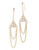 Elizabeth And James Valencia Chain Earrings - Gold