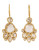 Melinda Maria Gold Plated Semi Precious Stone Earring - GOLD