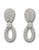 Swarovski Selma Pierced Earrings - Silver
