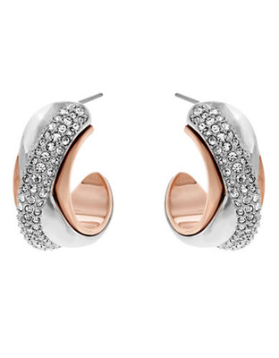 Swarovski Wave Pierced Earrings Pro - Rose Gold