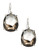 Gerard Yosca Crystal Drop Earrings - Silver
