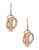 Michael Kors Pave Charm Drop Earrings - Rose Gold