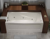 Tuscon 60 Inch X 32 Inch Skirted Acrylic Combination Whirlpool/Jet Air Tub- Right Hand