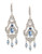 Carolee Coloured Crystal Chandelier Earrings - blue