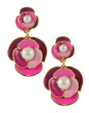 Kate Spade New York Deco Blossom Drop Earrings - Pink Multi