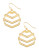 Trina Turk Flex Chevron Drop Earrings - GOLD