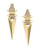Sam Edelman Pave Geometric Cage Earring - GOLD