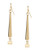 Trina Turk Bar Linear Drop Earrings - Gold