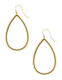Nadri large Gold Teardrop Earrings - Gold