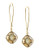 Swarovski Thankful Pierced Earrings - Gold