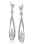 Carolee The Diana Long Linear Pierced Earrings - SILVER