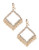 A.B.S. By Allen Schwartz Diamond Fringe Drop Earrings - Gold