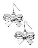 Kate Spade New York Finishing Touch Bow Earrings - Silver