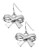 Kate Spade New York Finishing Touch Bow Earrings - Silver