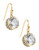 Trina Turk Enamel Border Stone Drop Earrings - Crystal