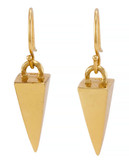 Melinda Maria Gold Plated No Stone Earring - Gold