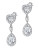 Expression Sterling Silver CZ Earrings - SILVER