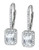 Expression Sterling Silver CZ Earrings - Silver