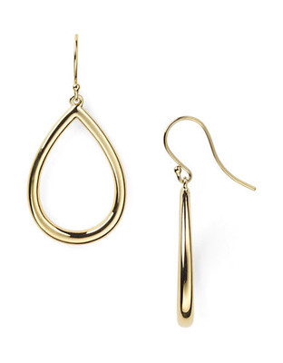 Nadri Small Gold Teardrop Earrings - Gold