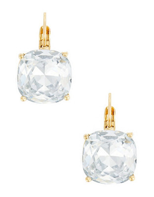 Kate Spade New York Kate Spade Earrings small square leverbacks - Clear