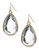 Kate Spade New York Beveled Teardrop Stone Earrings - Beige