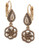 Carolee Gold Pearl Cluster Drop Pierced Earrings - Gold