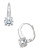 Expression Sterling Silver Cubic Zirconia Earrings - CRYSTAL