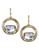 Sam Edelman Stone Link Drop Earrings - Gold