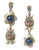 Betsey Johnson Owl Drop Earrings - Multi Coloured