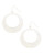 Lauren Ralph Lauren Large Round Flat Gypsy Drop Earring - Silver